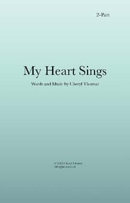 My Heart Sings Two-Part choral sheet music cover Thumbnail